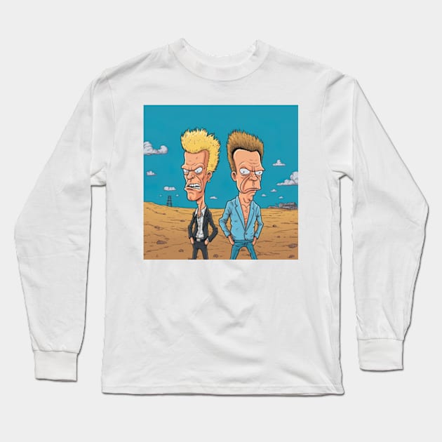 beavis and butthead - Design 4 Long Sleeve T-Shirt by Maverick Media